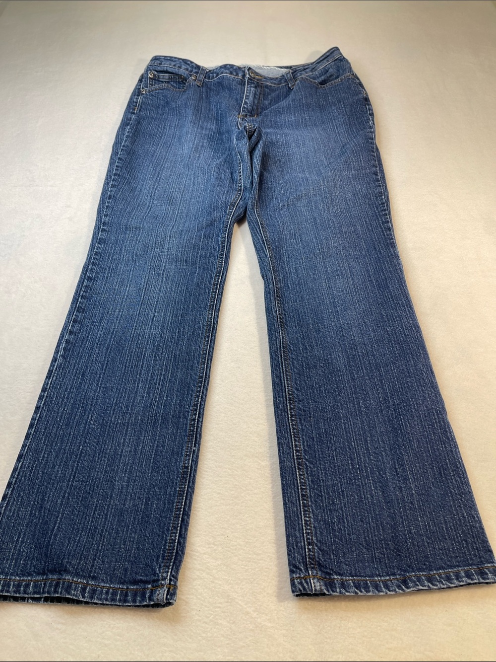 St. John's Bay Women's Dark Blue STRAIGHT LEG Jeans SIZE 16